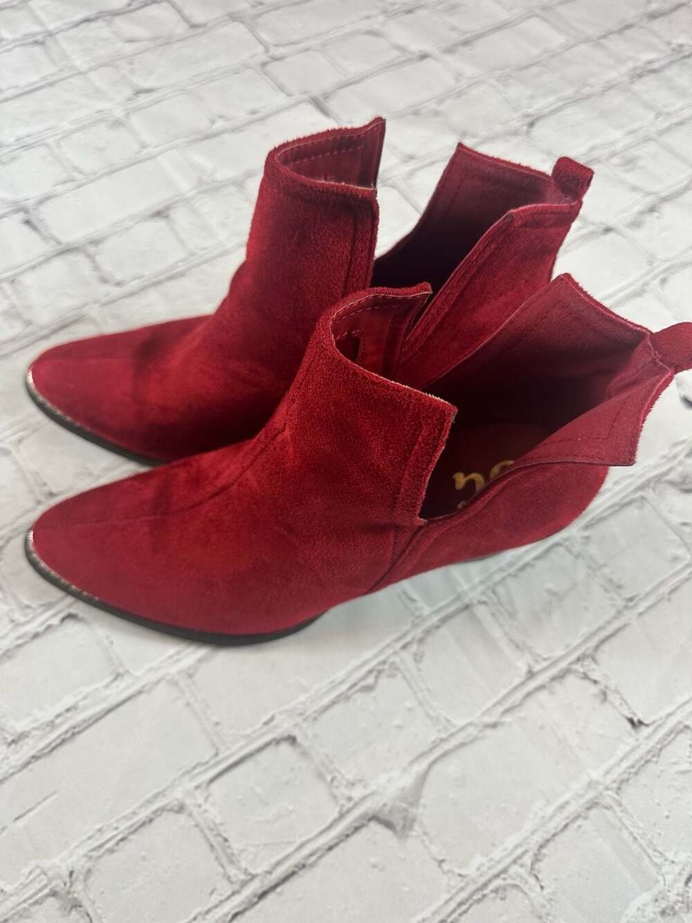 Journee Collection Issla Side Slit Block Heel Western Booties - Picture 2 of 10